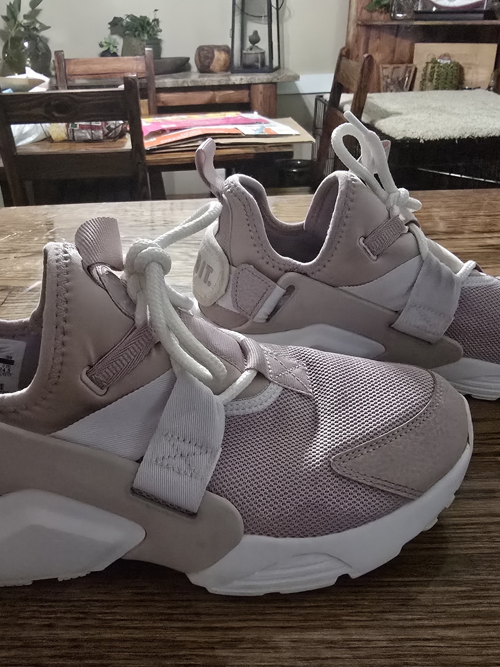 Nike Women's Blush Pink Athletic Sneakers with White Soles